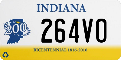 IN license plate 264VO