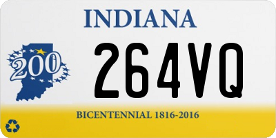 IN license plate 264VQ