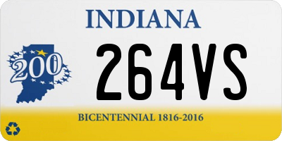 IN license plate 264VS