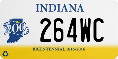 IN license plate 264WC