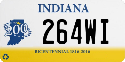 IN license plate 264WI