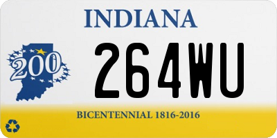 IN license plate 264WU