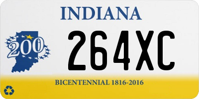 IN license plate 264XC