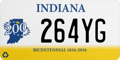 IN license plate 264YG