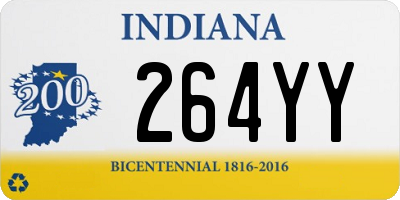 IN license plate 264YY