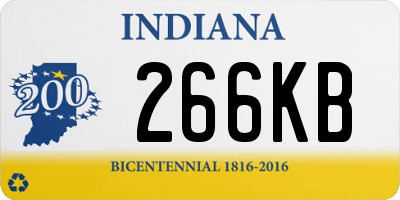 IN license plate 266KB