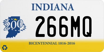 IN license plate 266MQ