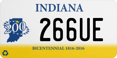 IN license plate 266UE