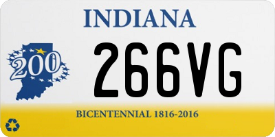 IN license plate 266VG