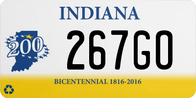 IN license plate 267GO