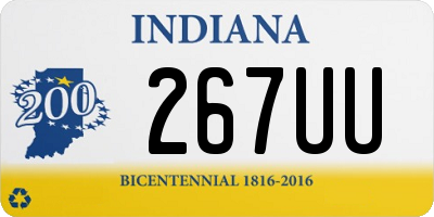 IN license plate 267UU