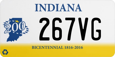 IN license plate 267VG