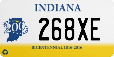 IN license plate 268XE