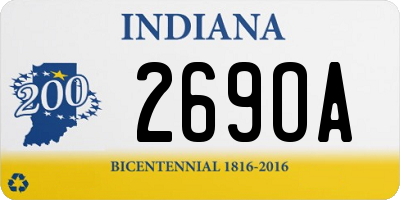 IN license plate 269OA