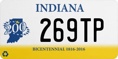 IN license plate 269TP