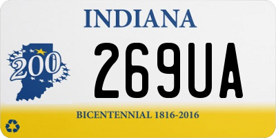 IN license plate 269UA