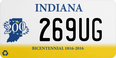 IN license plate 269UG