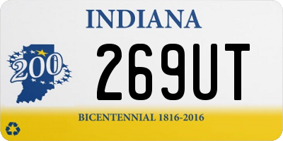 IN license plate 269UT