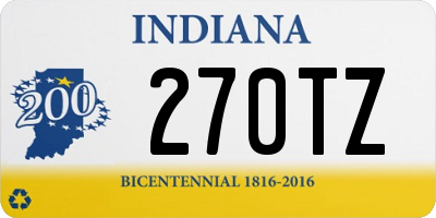 IN license plate 270TZ