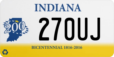 IN license plate 270UJ