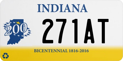 IN license plate 271AT