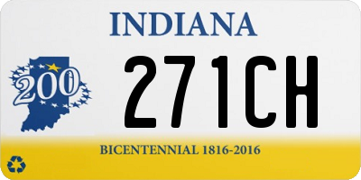 IN license plate 271CH