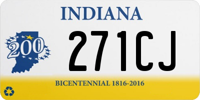 IN license plate 271CJ