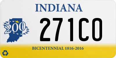 IN license plate 271CO