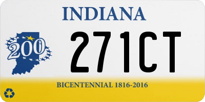 IN license plate 271CT