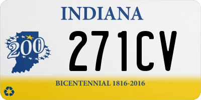 IN license plate 271CV