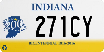 IN license plate 271CY