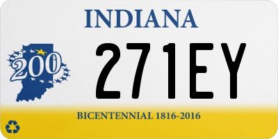 IN license plate 271EY