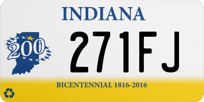 IN license plate 271FJ