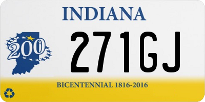 IN license plate 271GJ