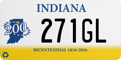 IN license plate 271GL