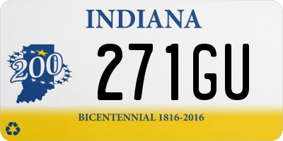 IN license plate 271GU