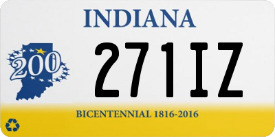 IN license plate 271IZ