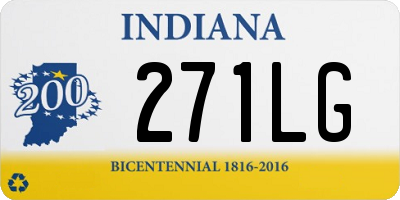 IN license plate 271LG