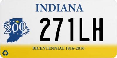 IN license plate 271LH