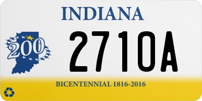 IN license plate 271OA