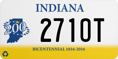 IN license plate 271OT