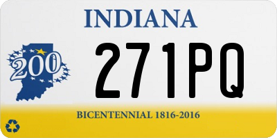 IN license plate 271PQ