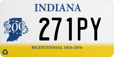 IN license plate 271PY