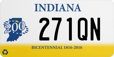 IN license plate 271QN