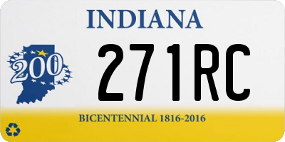 IN license plate 271RC