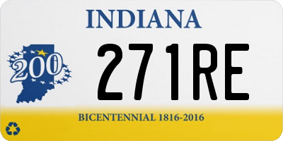 IN license plate 271RE