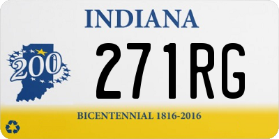 IN license plate 271RG