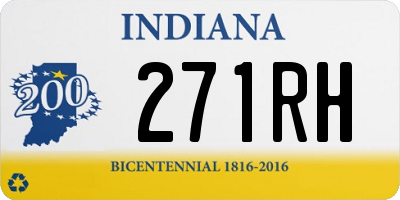 IN license plate 271RH