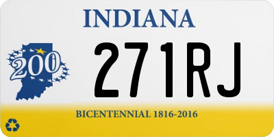 IN license plate 271RJ