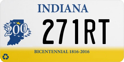 IN license plate 271RT